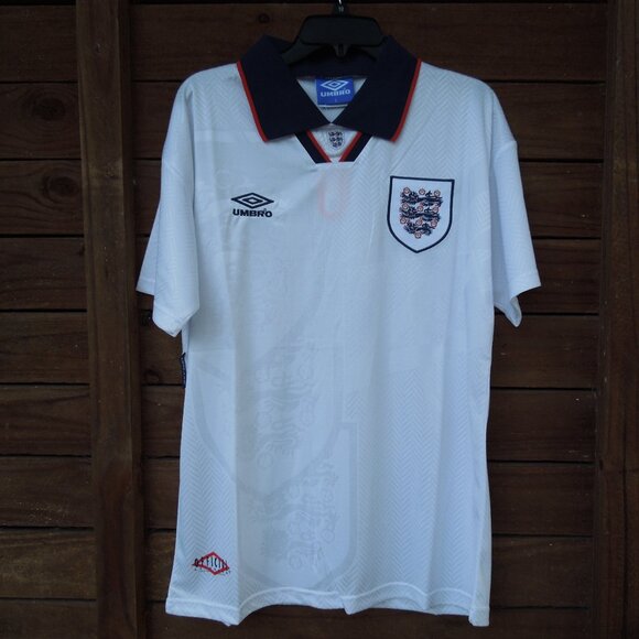 England National Team soccer jersey, large, Umbro, 1994 retro - Picture 1 of 8
